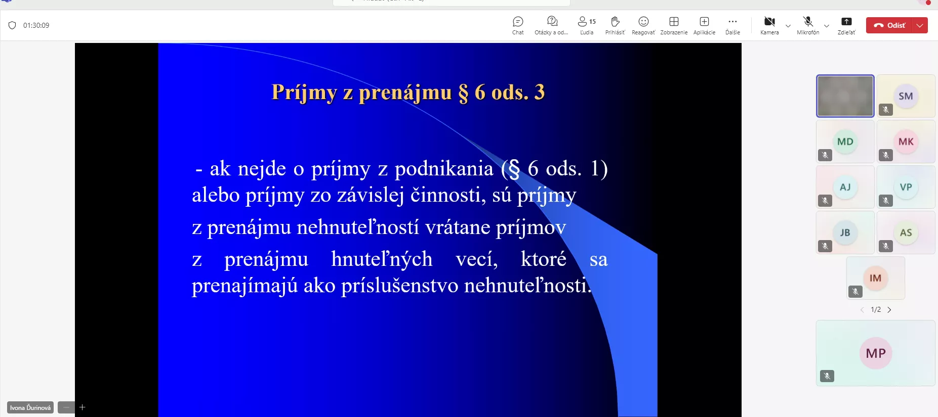 2. sústredenie Ekonómia, manažment a ohodnocovanie majetku