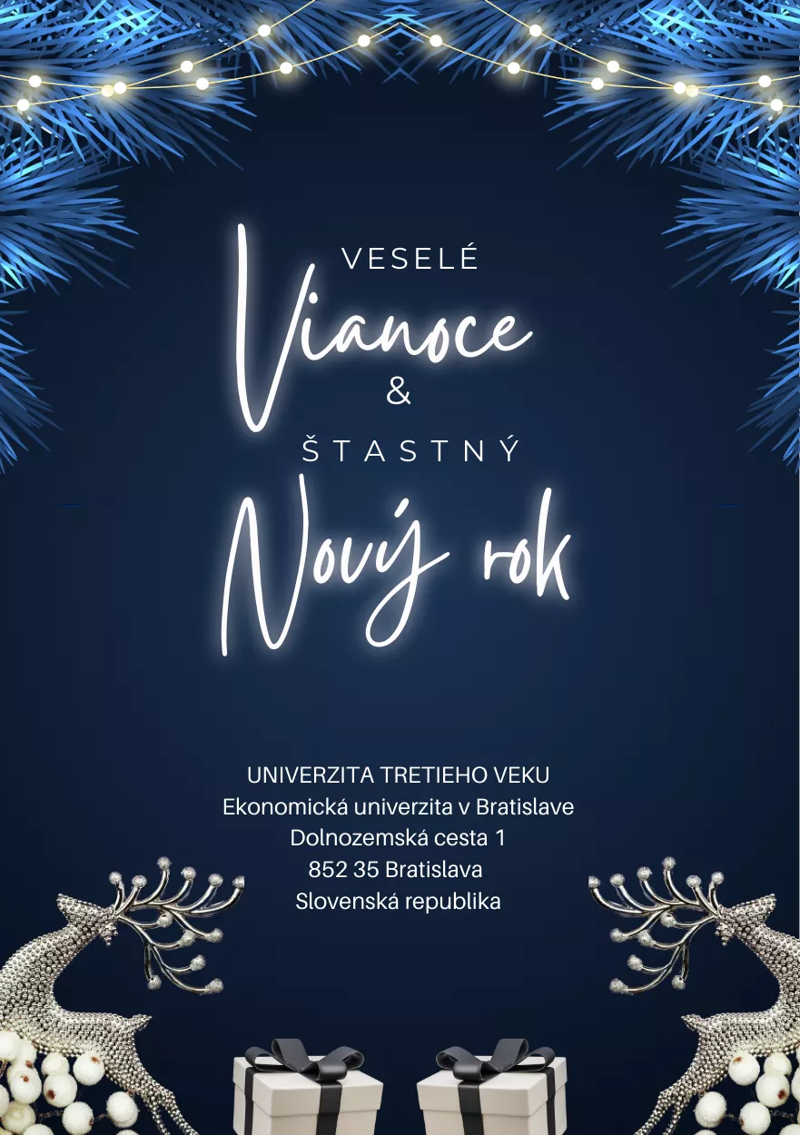 Veselé Vianoce a šťastný Nový rok 2025