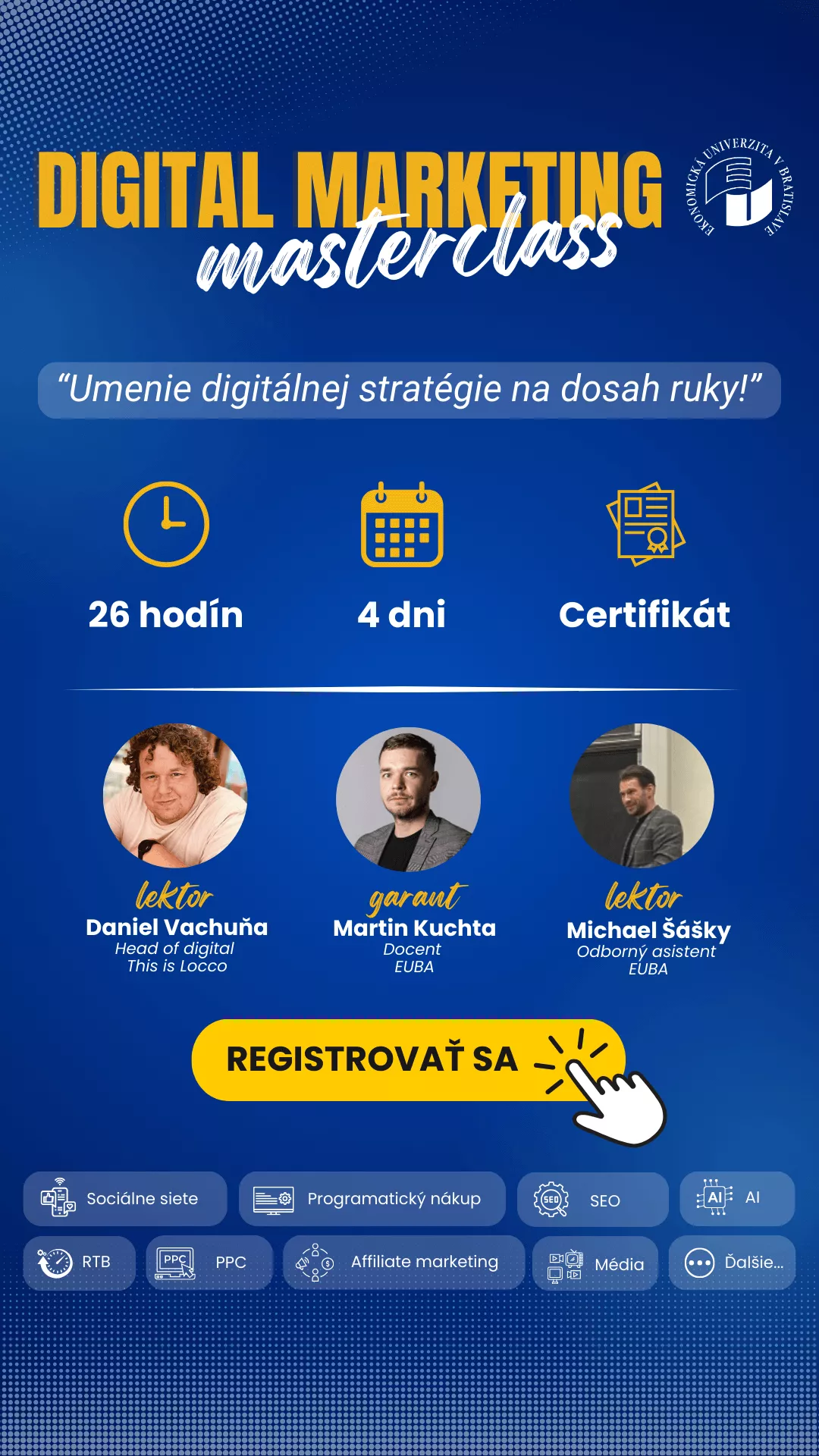 Digital Marketing MasterClass. Od stratégie k výsledkom